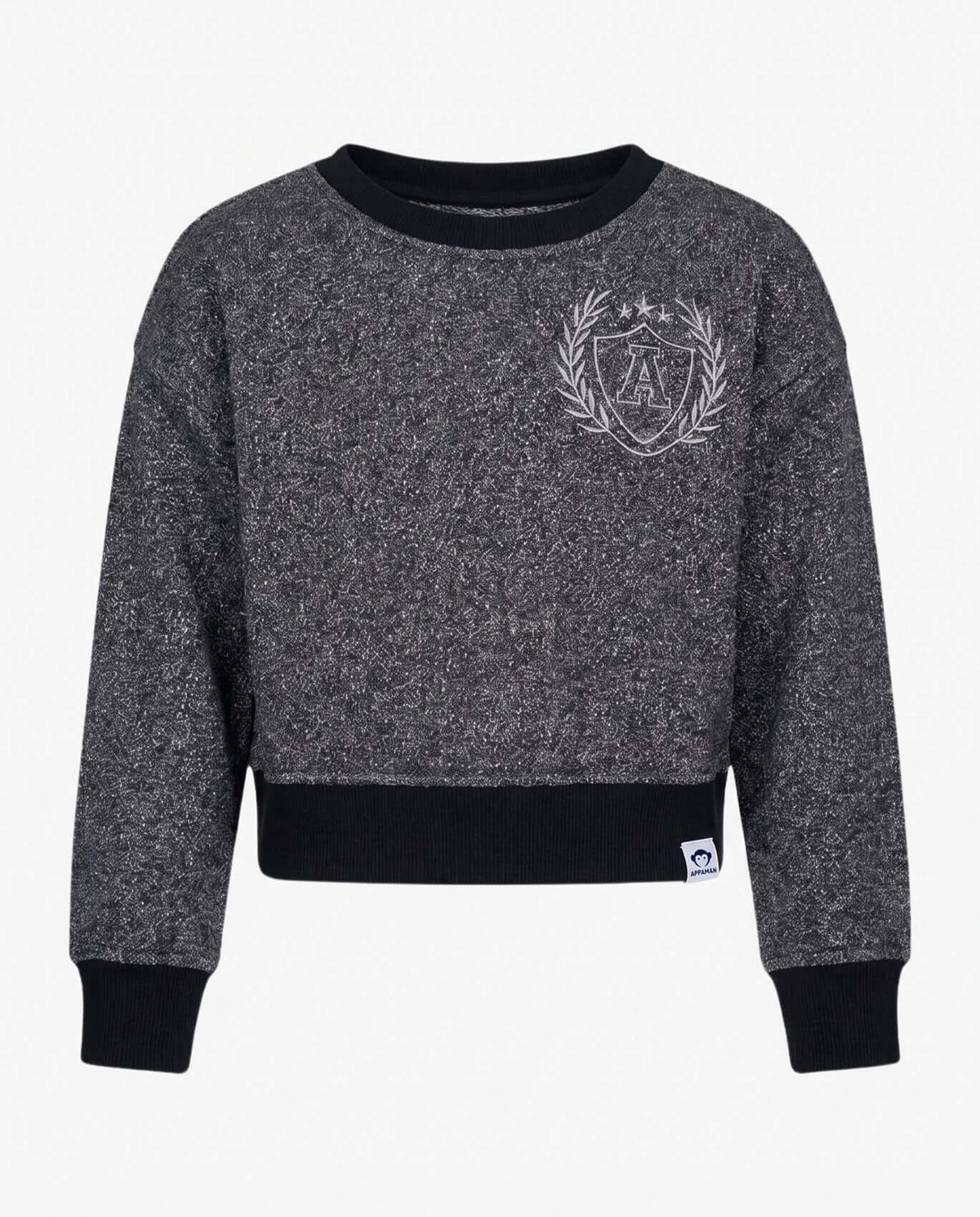 Black Glitter City Sweatshirt