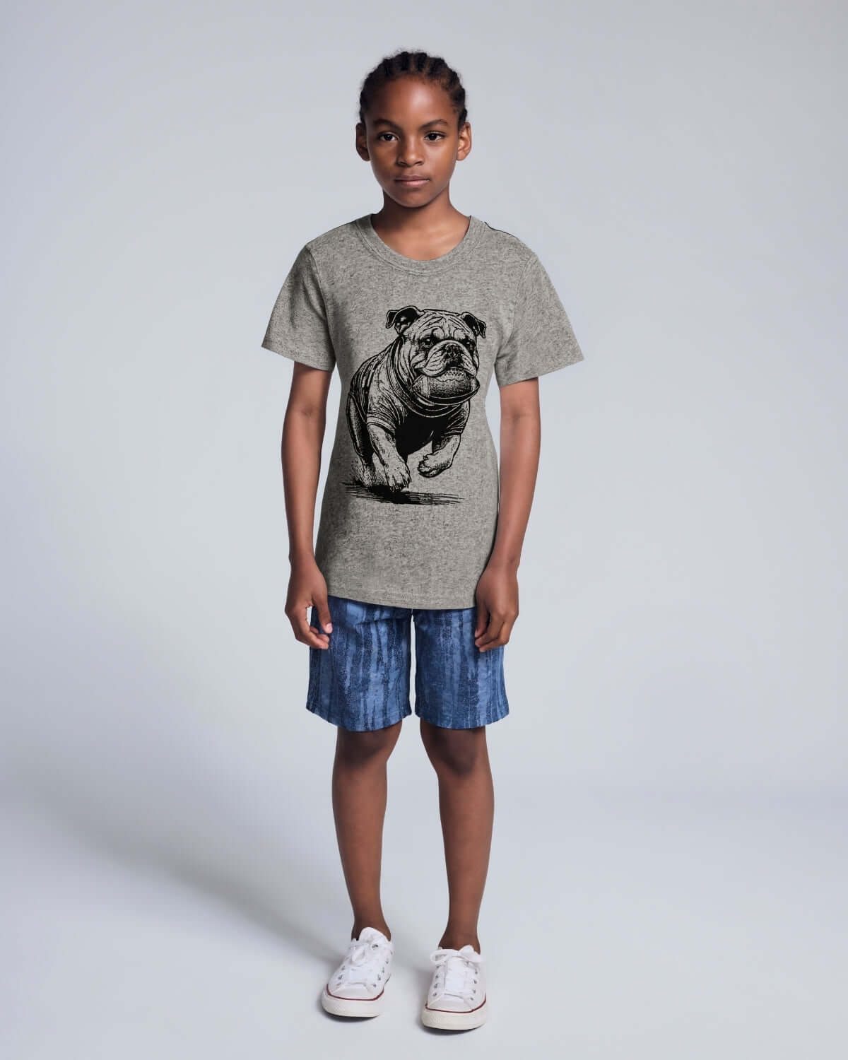 Mascot Grey Graphic Short Sleeve Tee