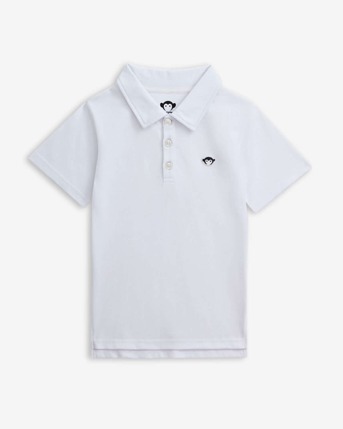 White Logo Fairbanks Polo