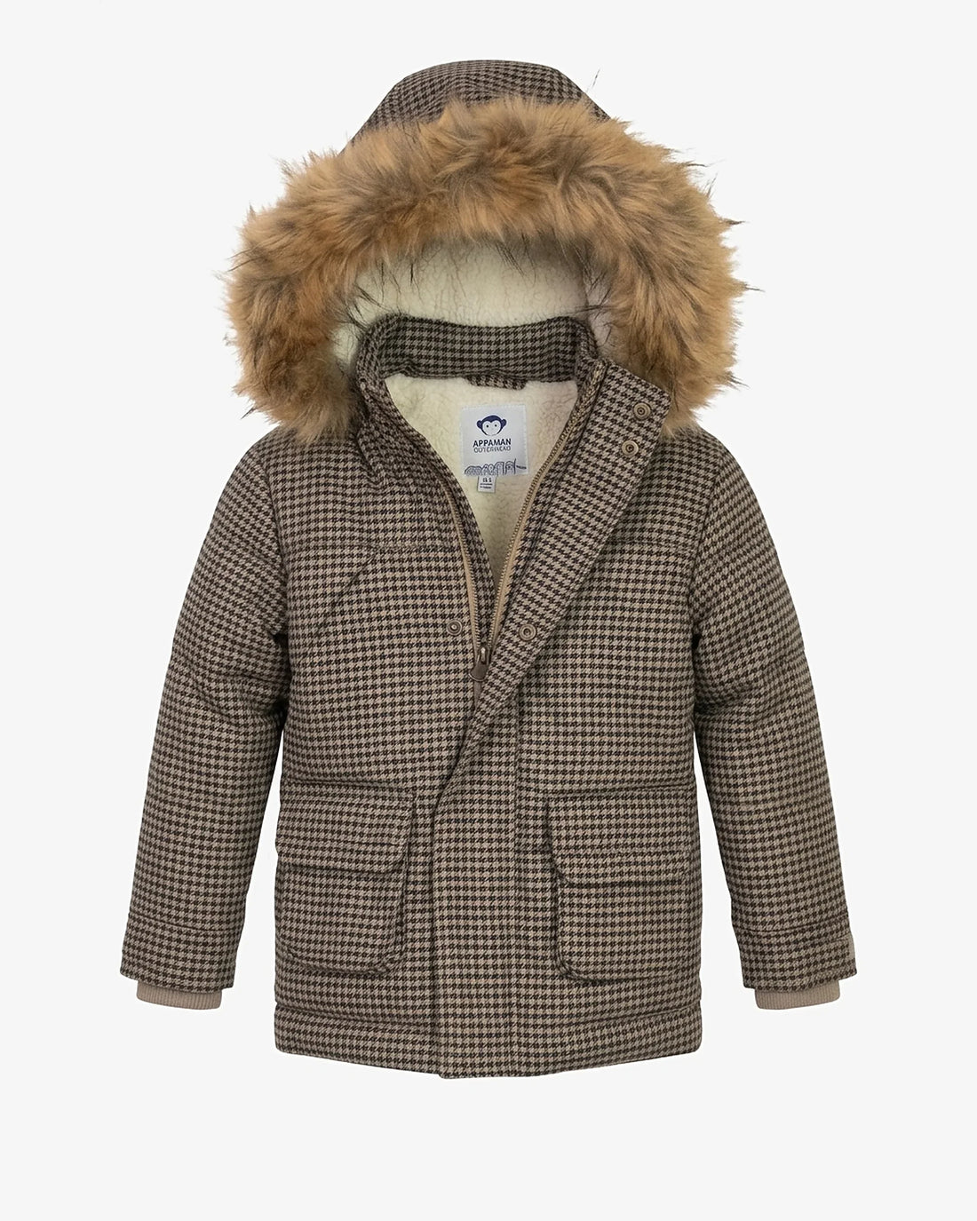 Houndstooth Denali Down Coat