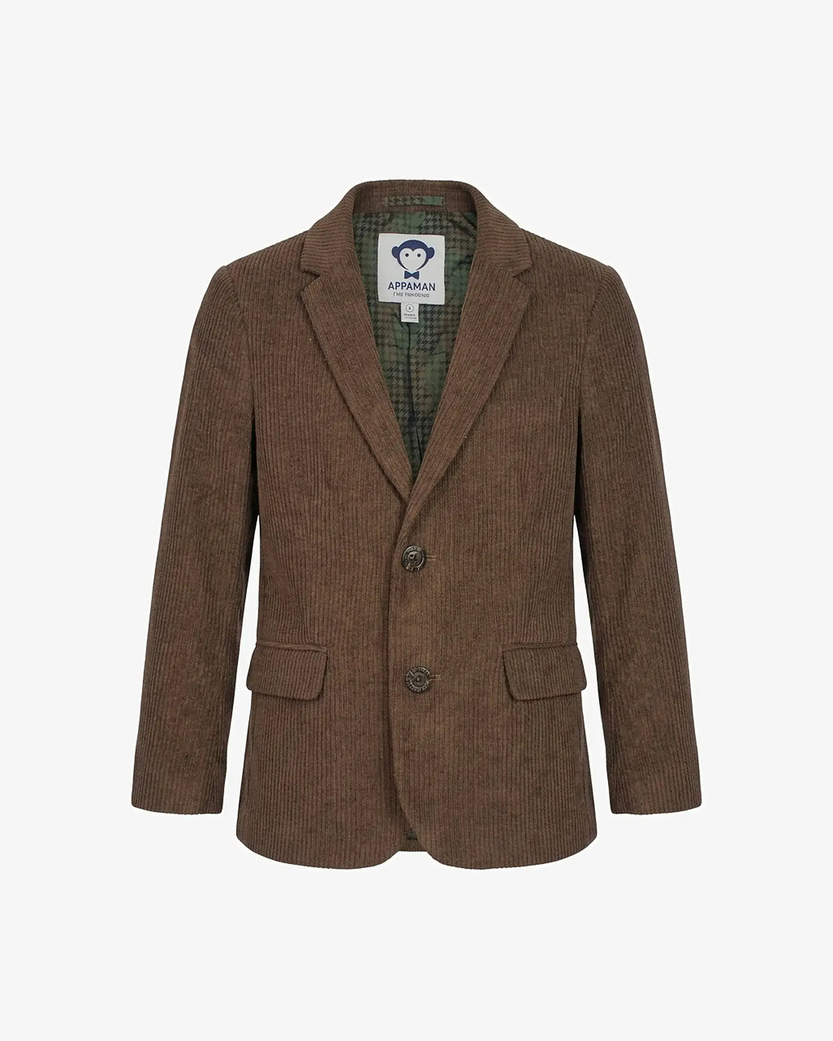 Mocha Corduroy Mod Suit