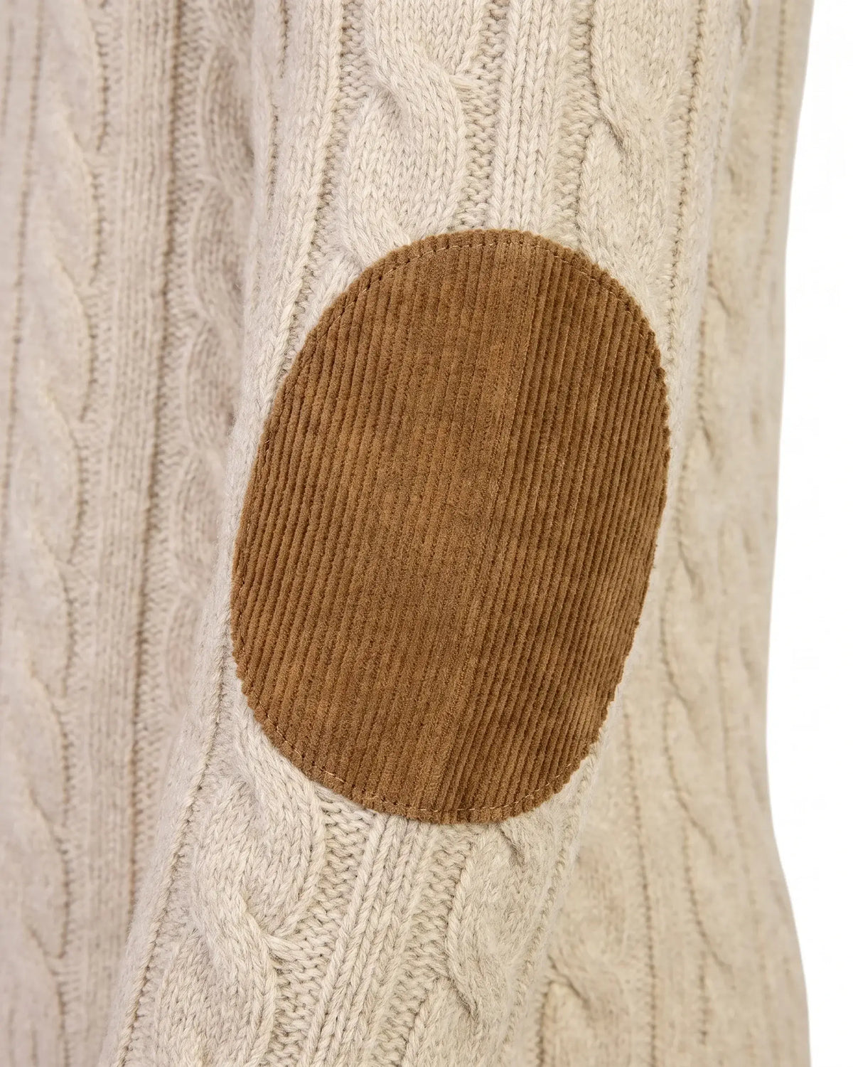 Winter White Fisherman Sweater