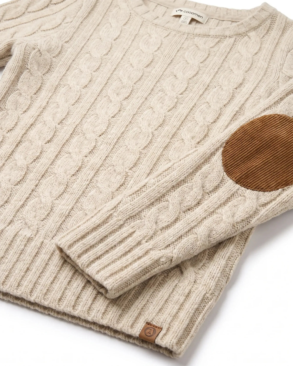 Winter White Fisherman Sweater