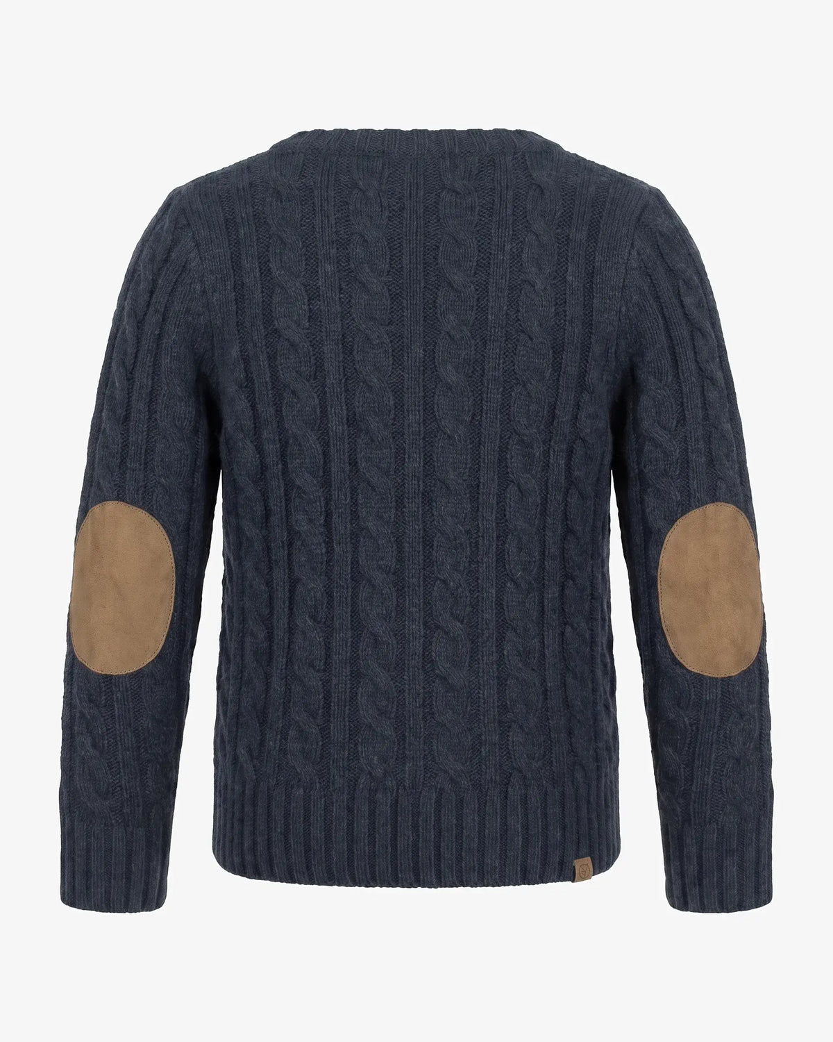 Navy Blue Fisherman Sweater