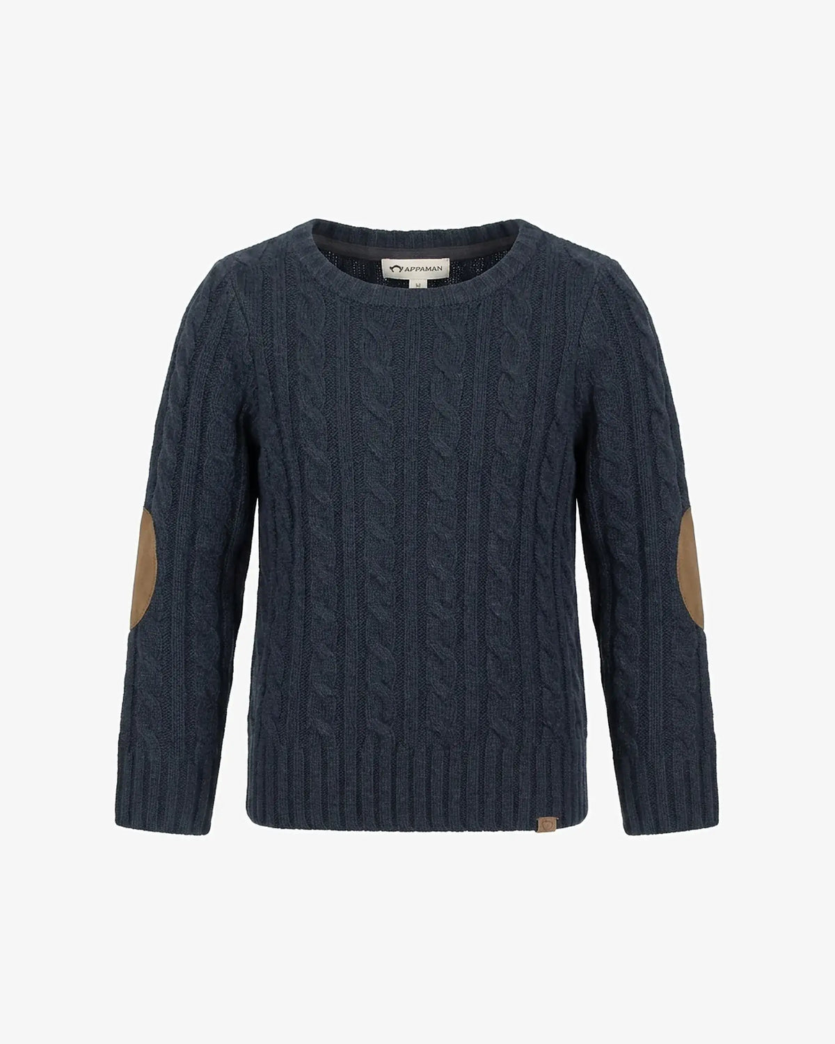 Navy Blue Fisherman Sweater