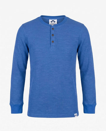 Classic Blue Craftsman Thermal Henley