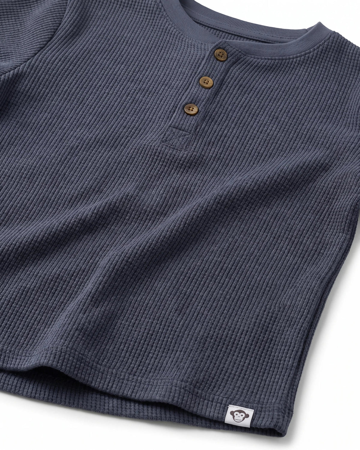 Washed Indigo Craftsman Thermal Henley