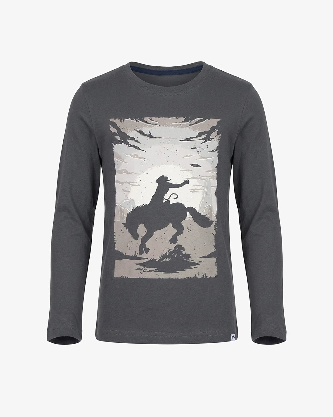 Vintage Cowboy Graphic Long Sleeve Tee