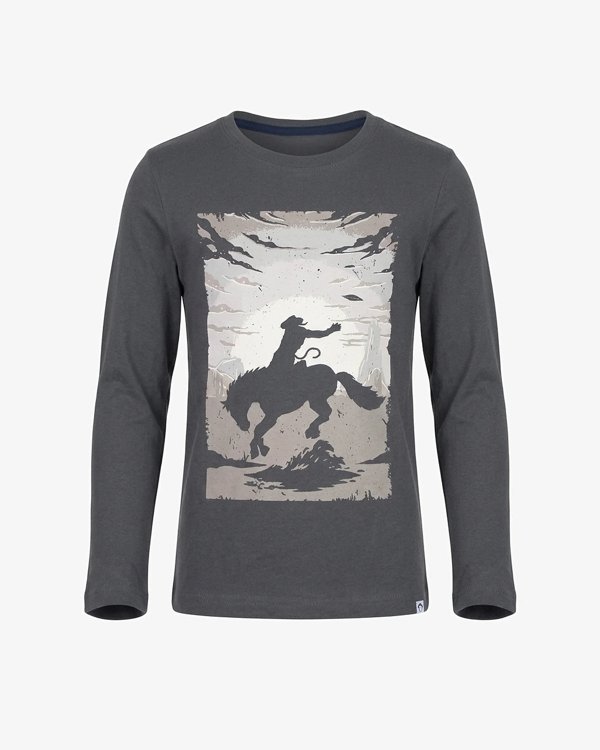 Vintage Cowboy Graphic Long Sleeve Tee