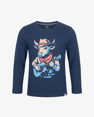 Billy The Bull Graphic Long Sleeve Tee