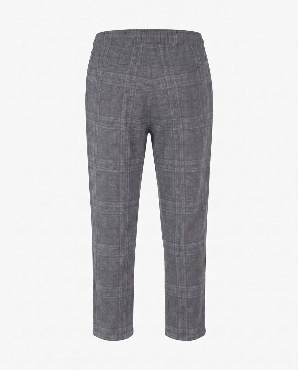 Slate Heather Plaid Everyday Stretch Pants