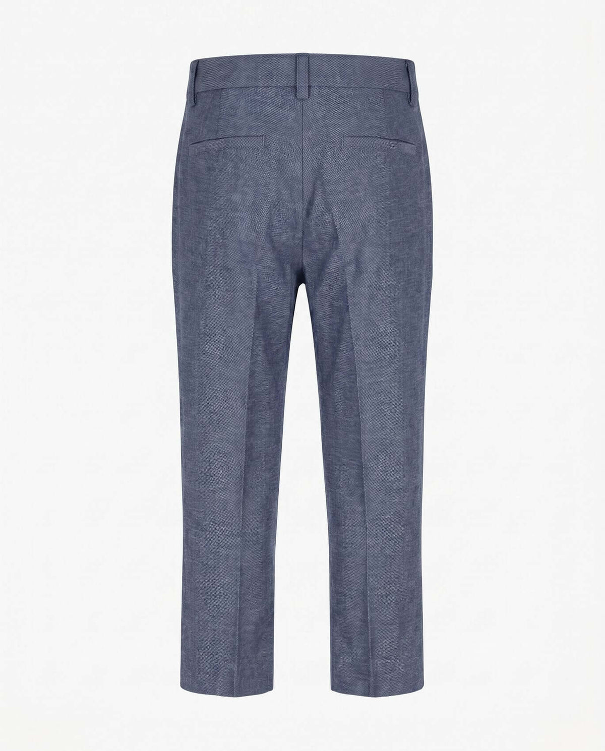 Indigo Chambray Stretchy Mod Suit Pants