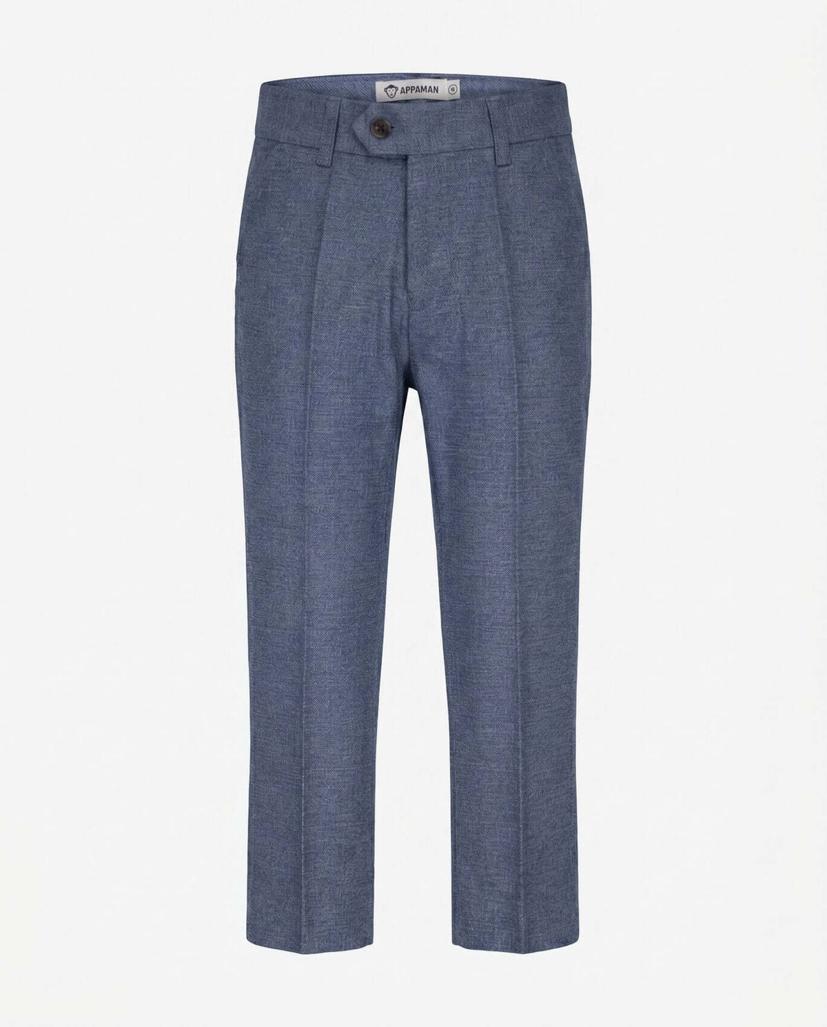 Indigo Chambray Stretchy Mod Suit Pants