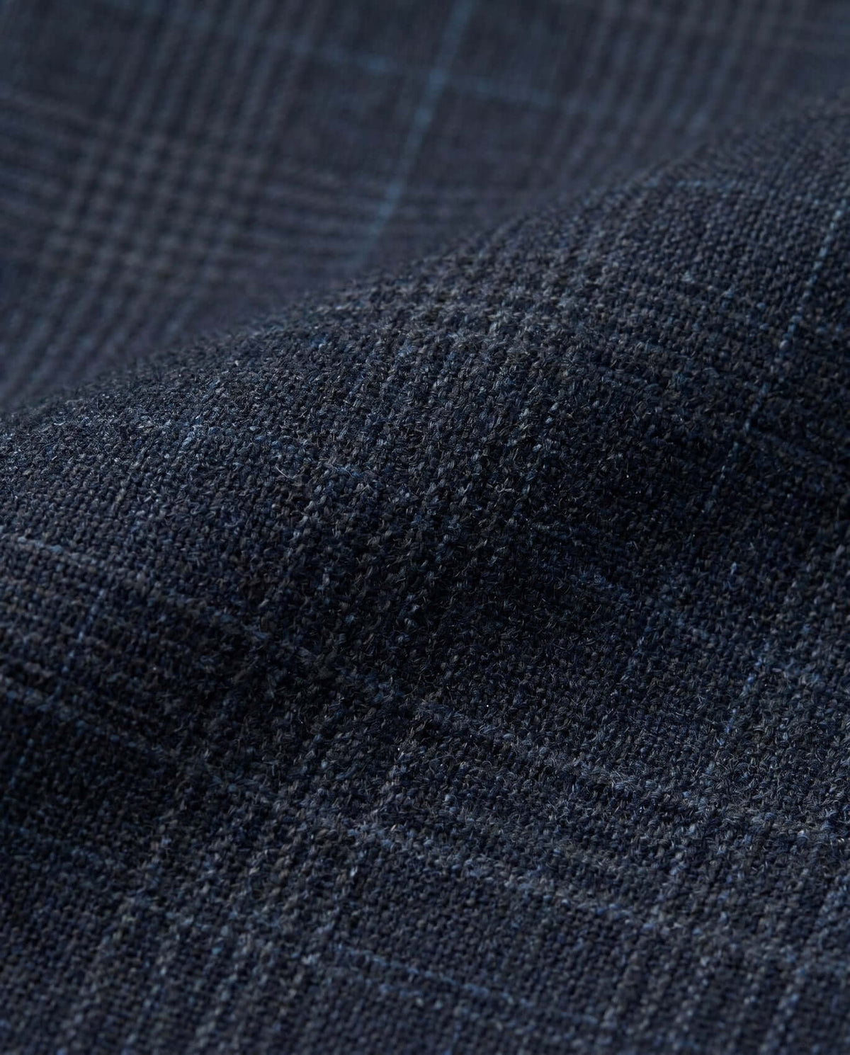 Navy Glen Plaid Stretchy Mod Suit