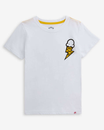 Bigfoot White Graphic Short Sleeve Tee
