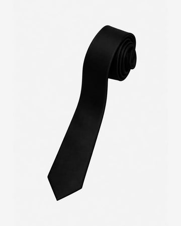 Black Silk Neck Tie