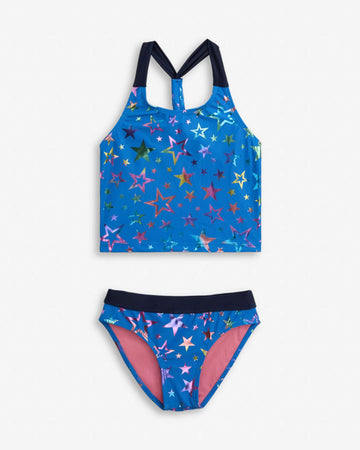 Blue Sandy Tankini Set