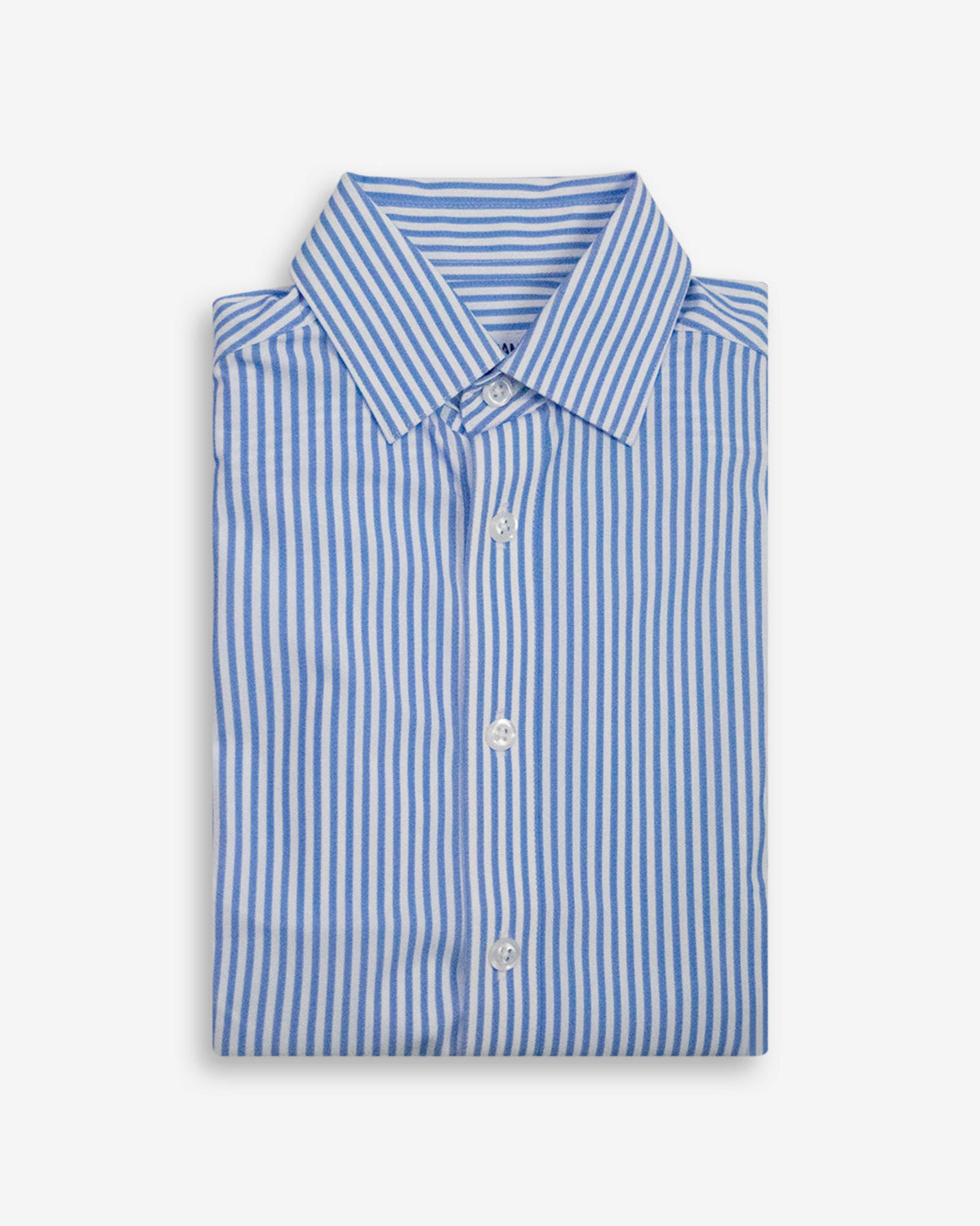 Blue Pinstripe Standard Stretch Shirt