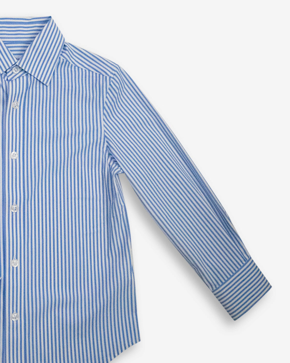 Blue Pinstripe Standard Stretch Shirt