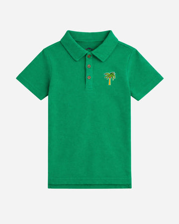 Kelly Green Terry Fairbanks Polo