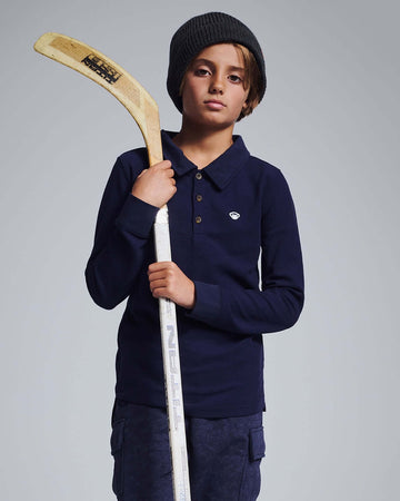 Navy Blue Parker Polo
