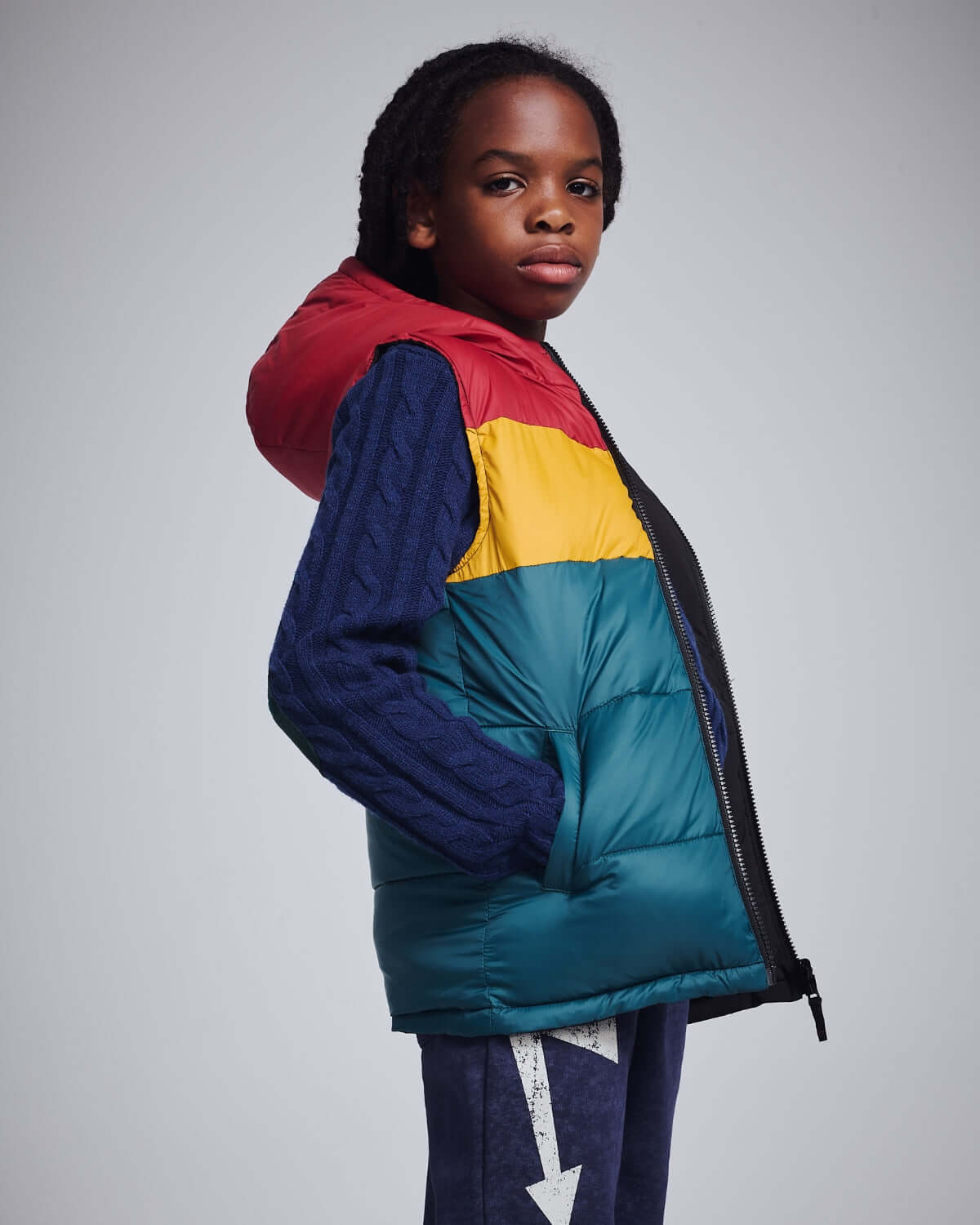 Alpine Colorblock Reversible Vest