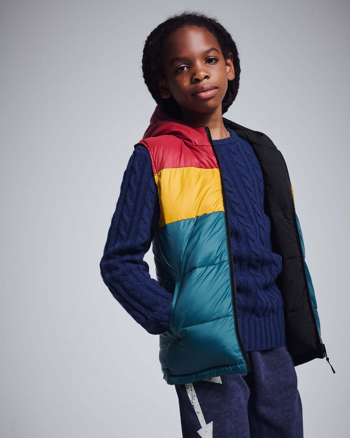 Alpine Colorblock Reversible Vest