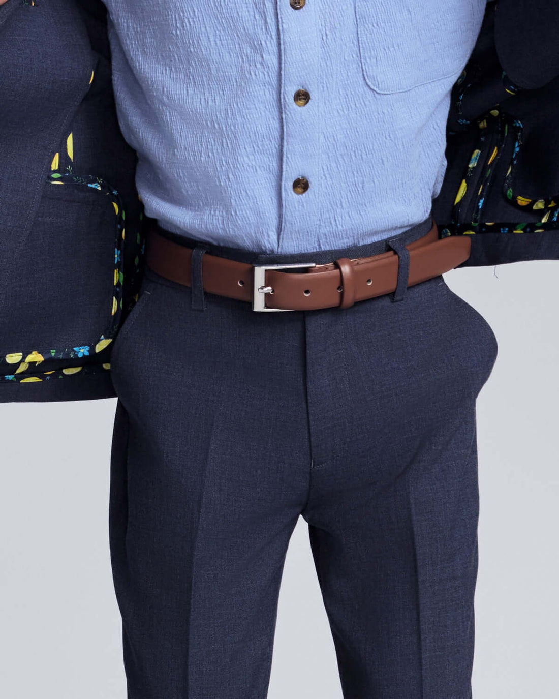 Brown Dress Belt
