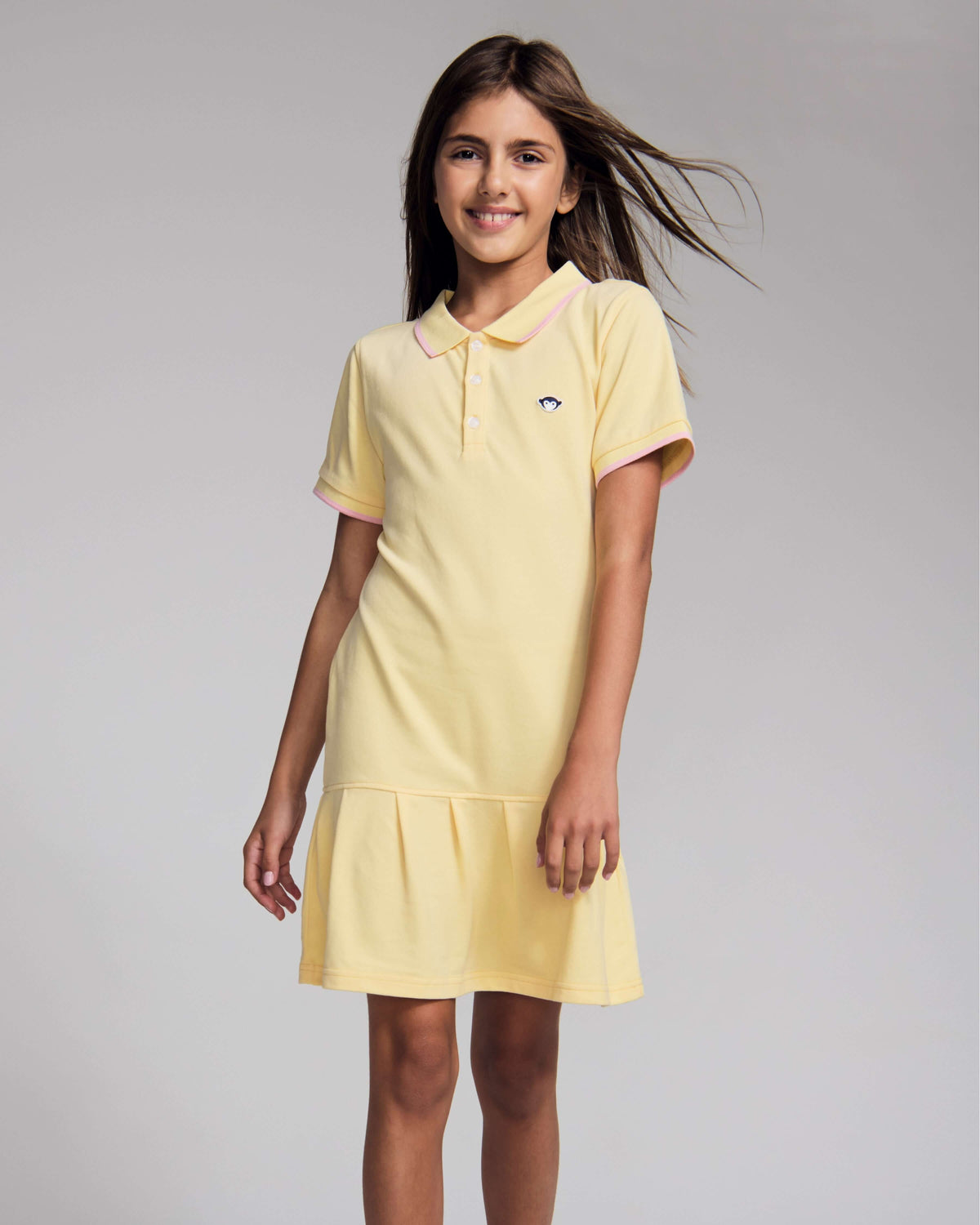 Buttercup Polo Pleated Dress