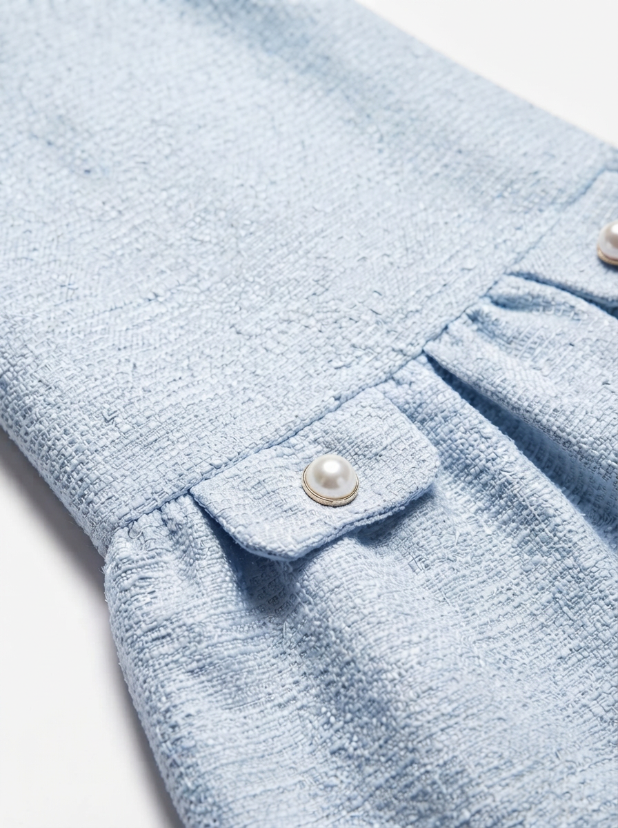 Light Blue Molly Drop Waist Dress
