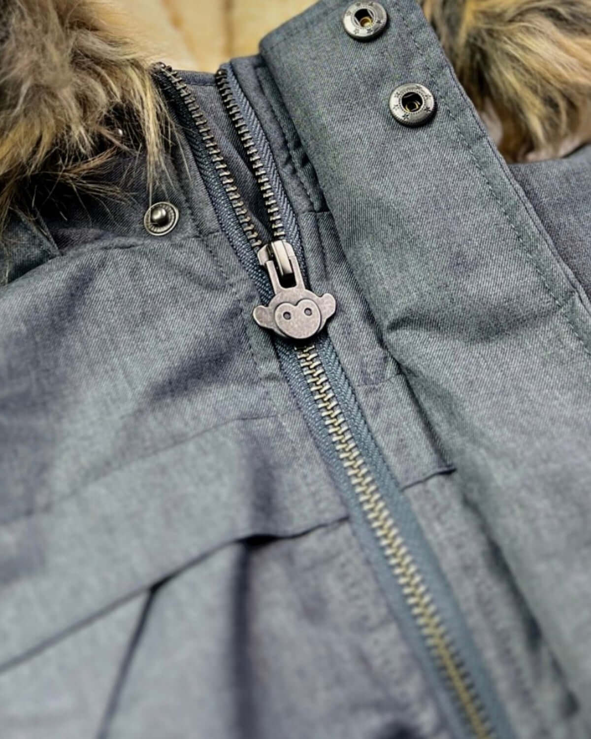 Grey Denali Down Coat