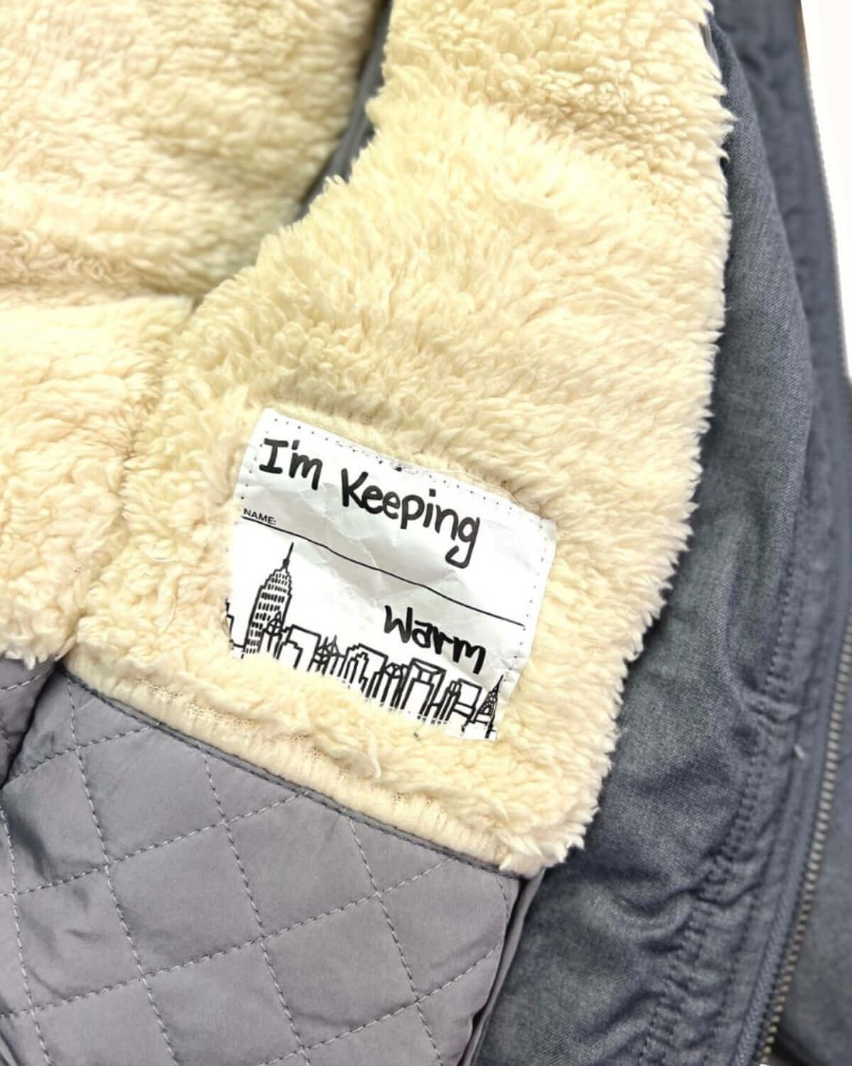 Grey Denali Down Coat