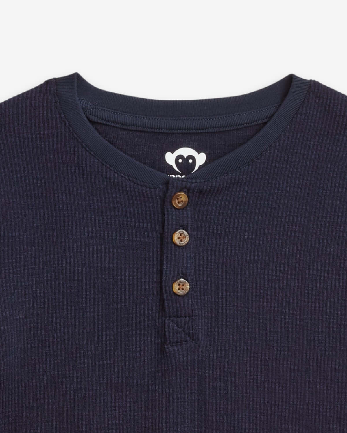 Navy Blue Craftsman Thermal Henley