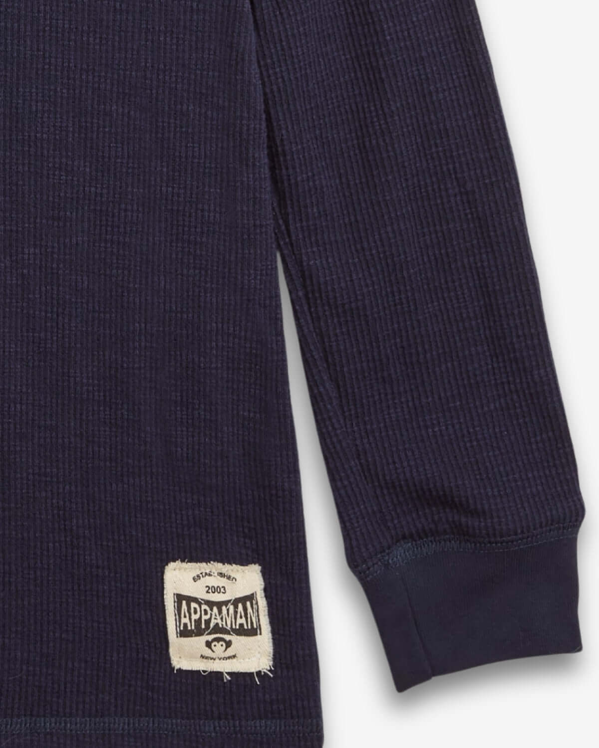 Navy Blue Craftsman Thermal Henley