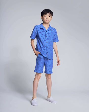 Cobalt Blue Terry Resort Set