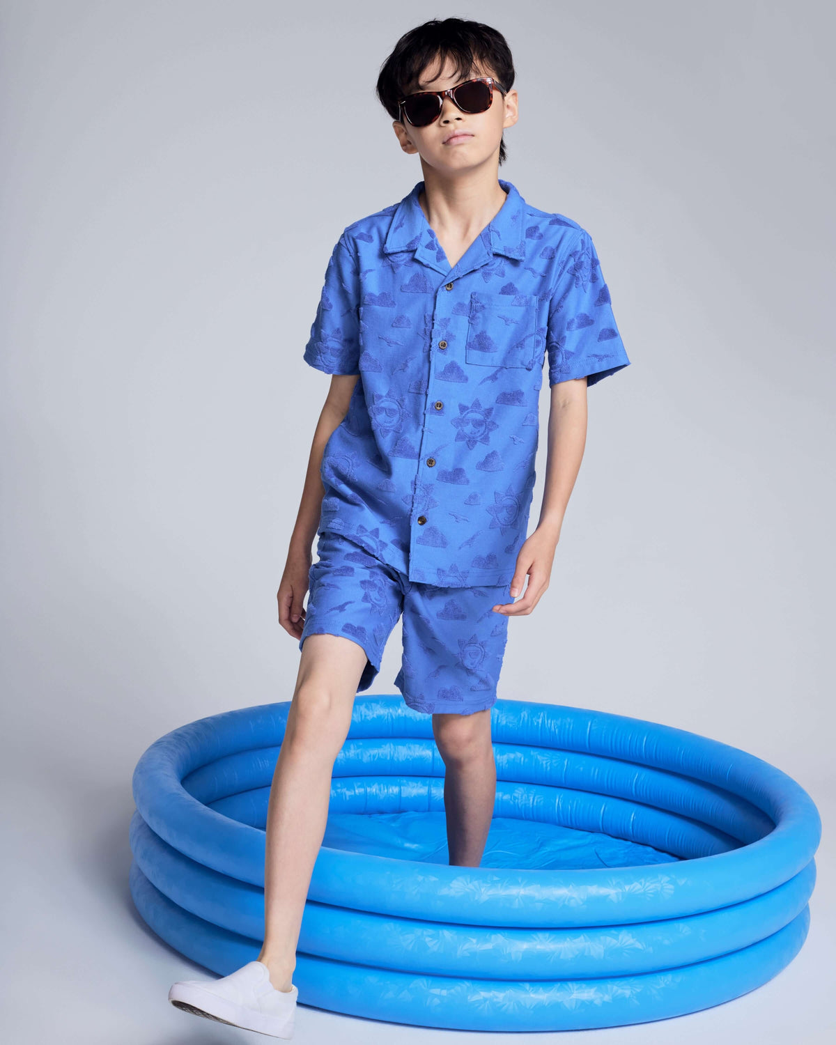 Cobalt Blue Terry Resort Set