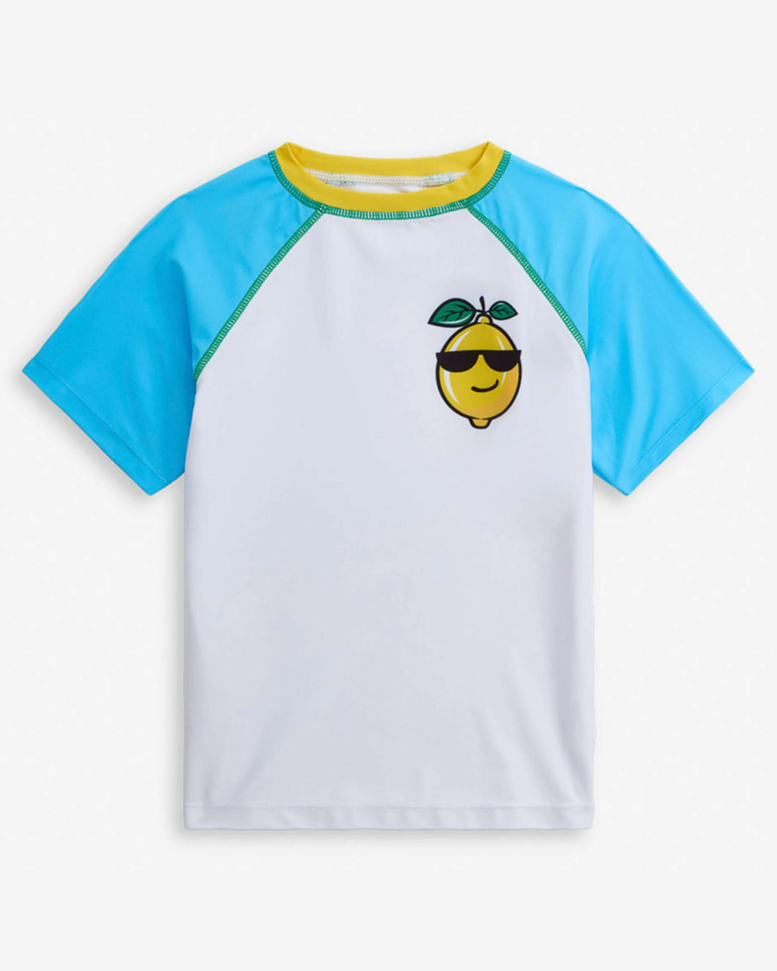Lemon Zest Swim Trunk + Rash Guard Set