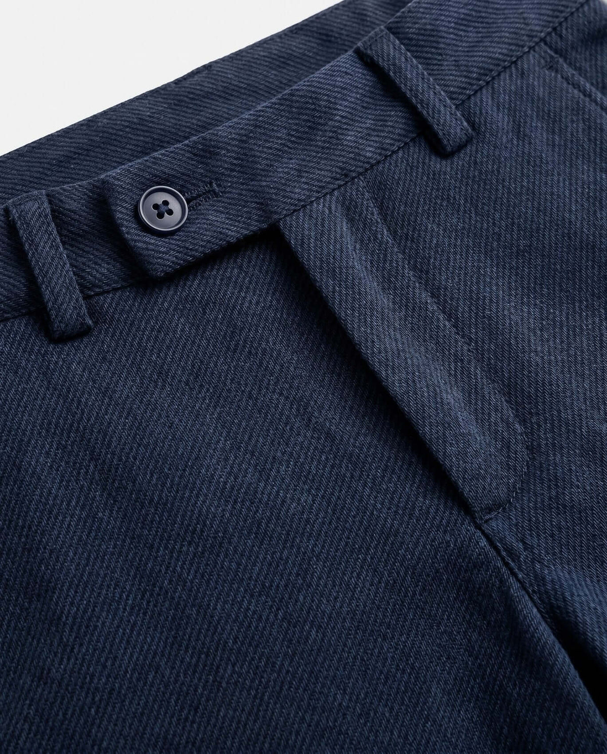 Dark Navy Diamonds Stretchy Mod Suit Pants