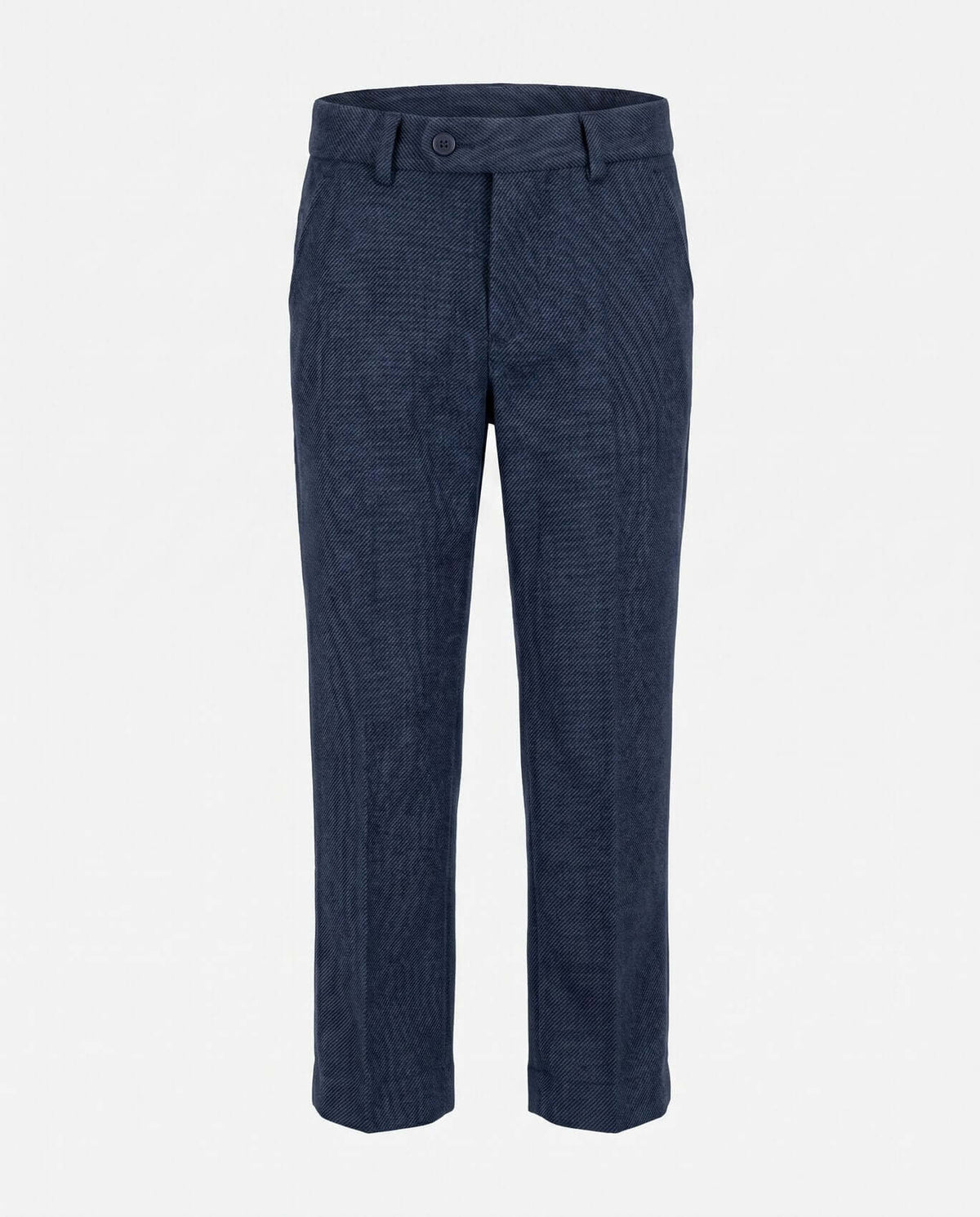 Dark Navy Diamonds Stretchy Mod Suit Pants