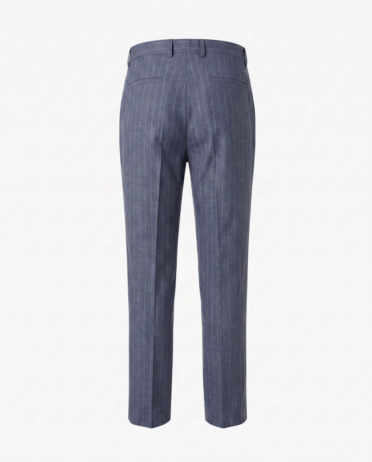 Navy Pinstripe Suit Pants