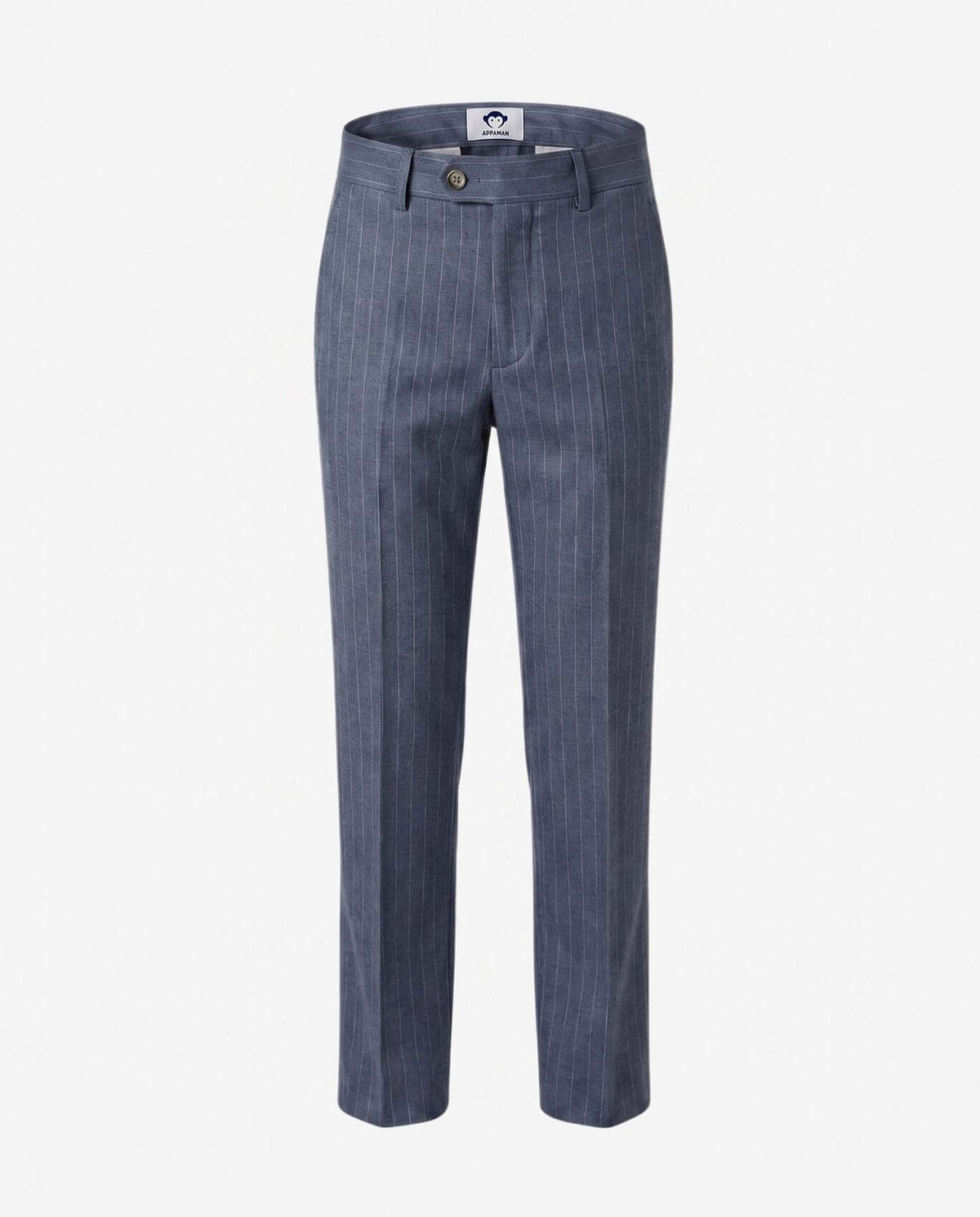 Navy Pinstripe Suit Pants