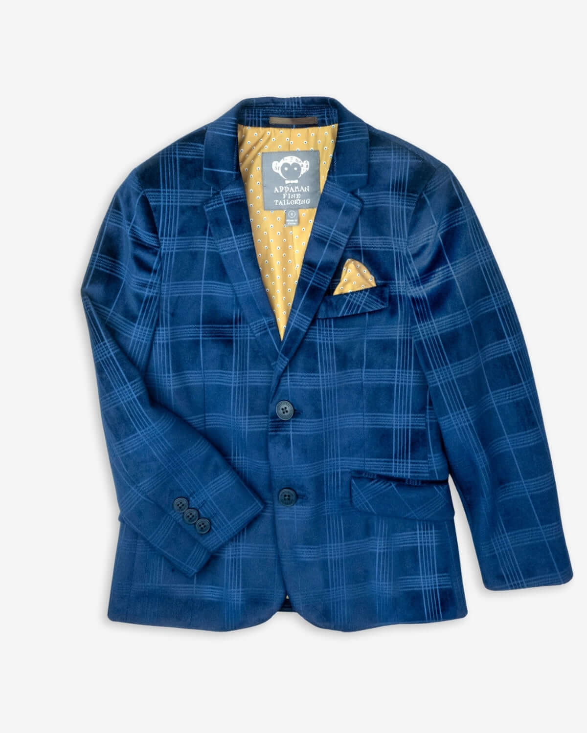 Blue Velvet Suit Blazer