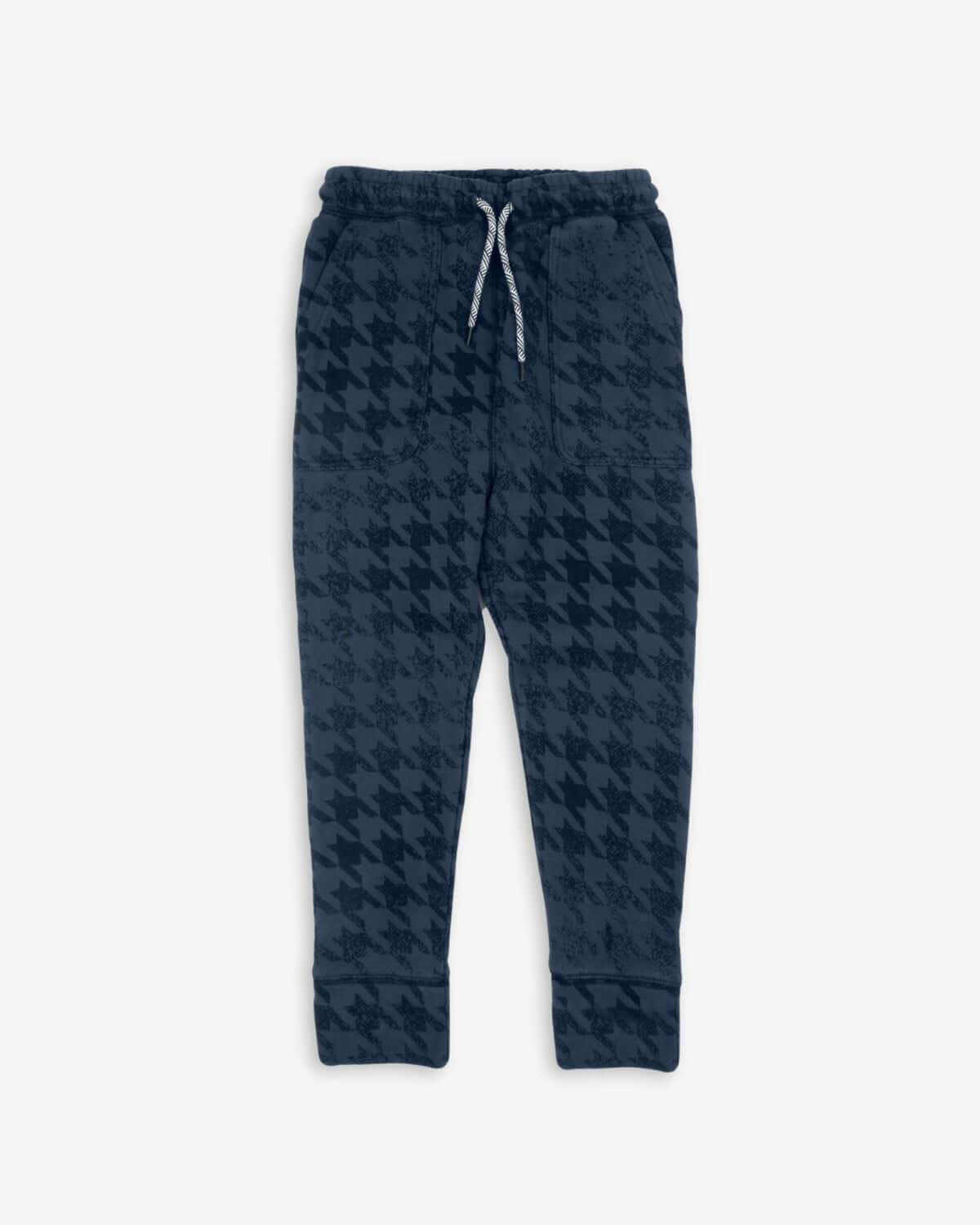 Blue Houndstooth Rest Day Sweatpants