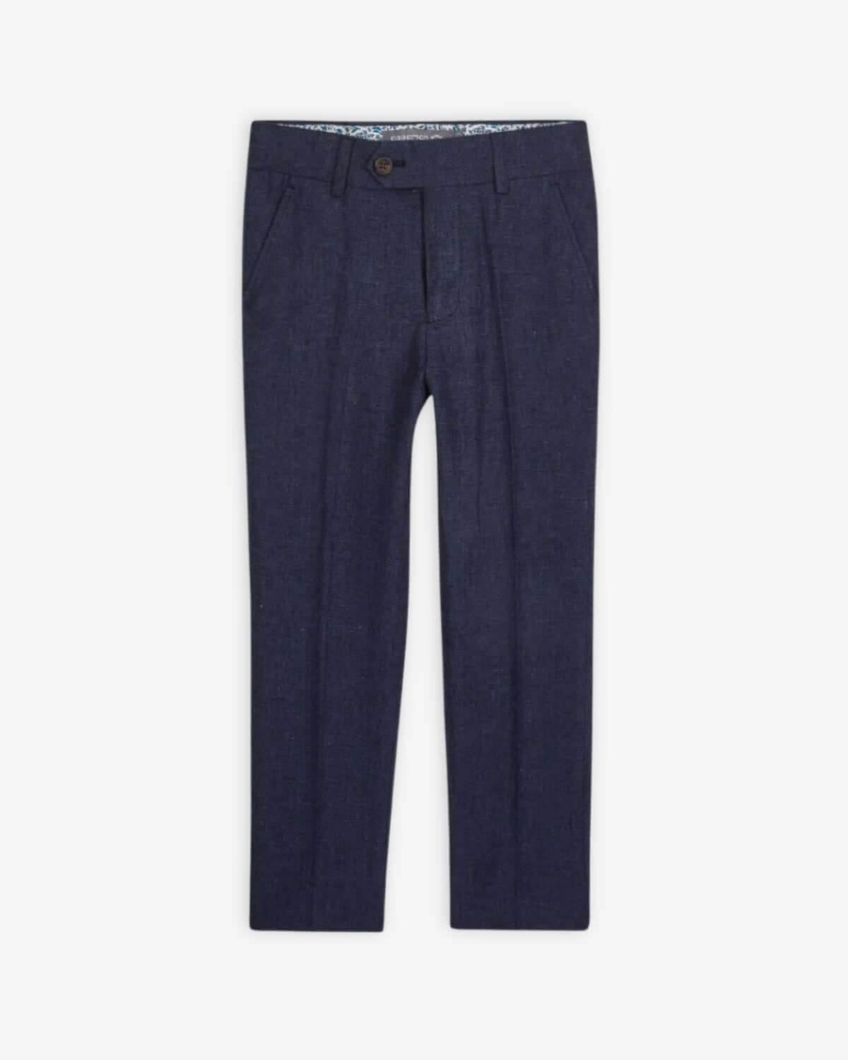 Blue Nights Linen Beach Pants