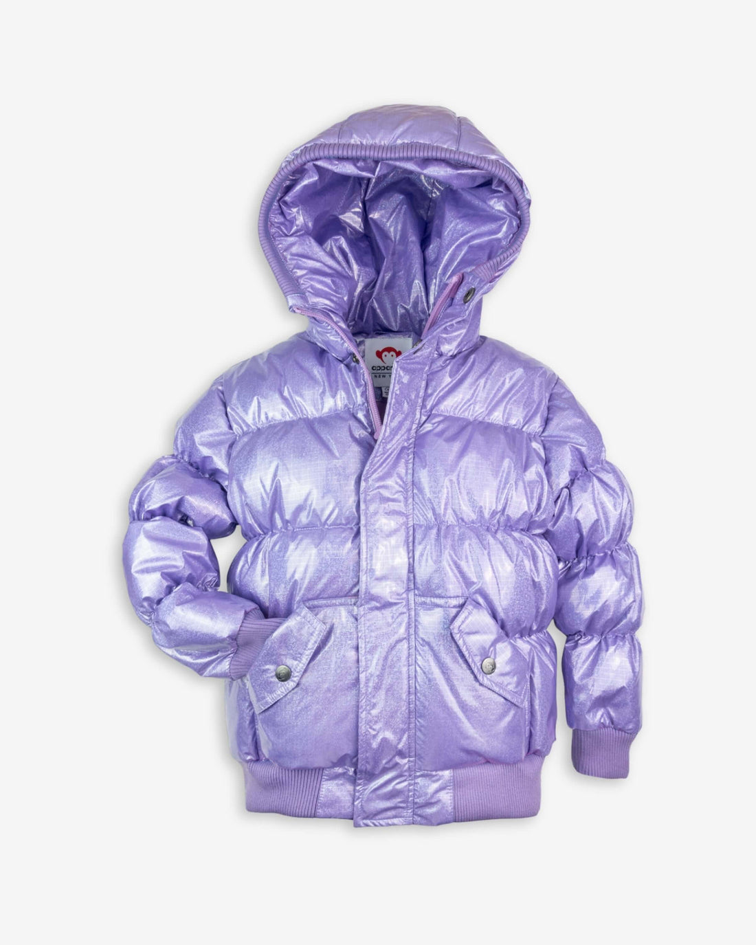 Glacial Purple Puffy Coat