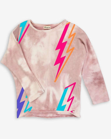 Lightning Bolt Slouchy Sweatshirt