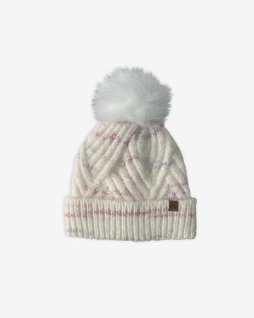 Rose Garden Willow Cable Knit Beanie