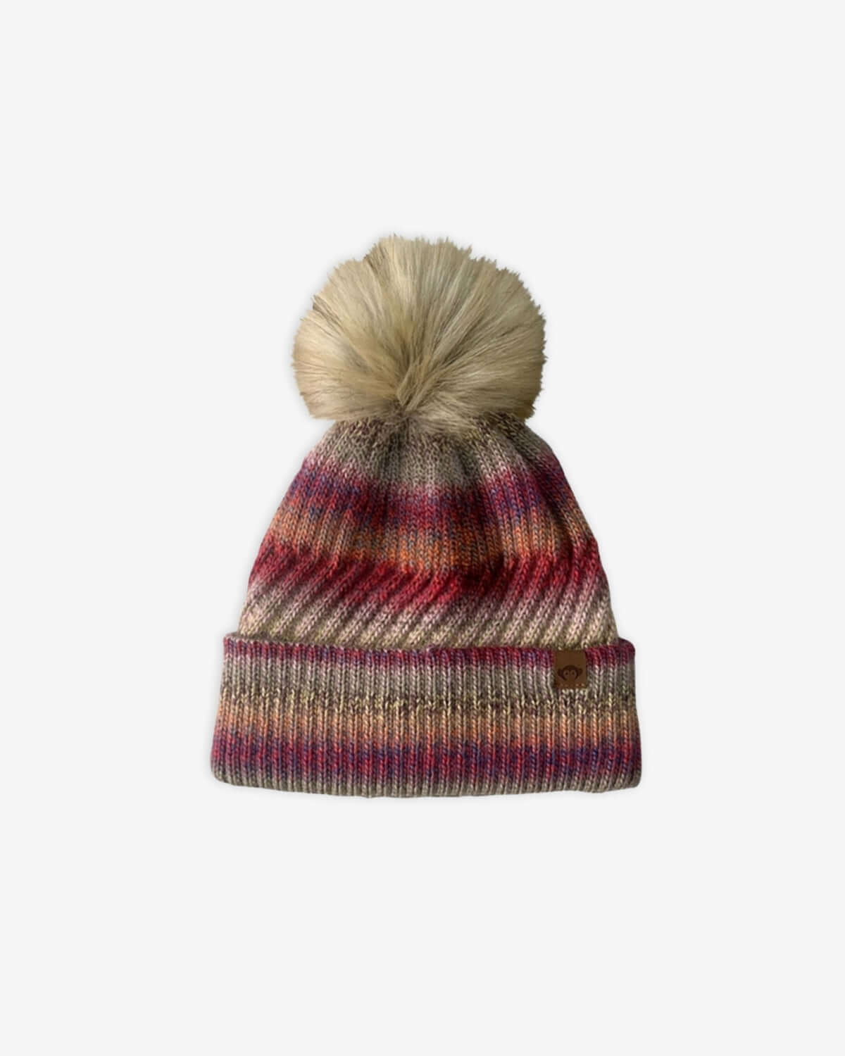 Rose Iris Pom Beanie