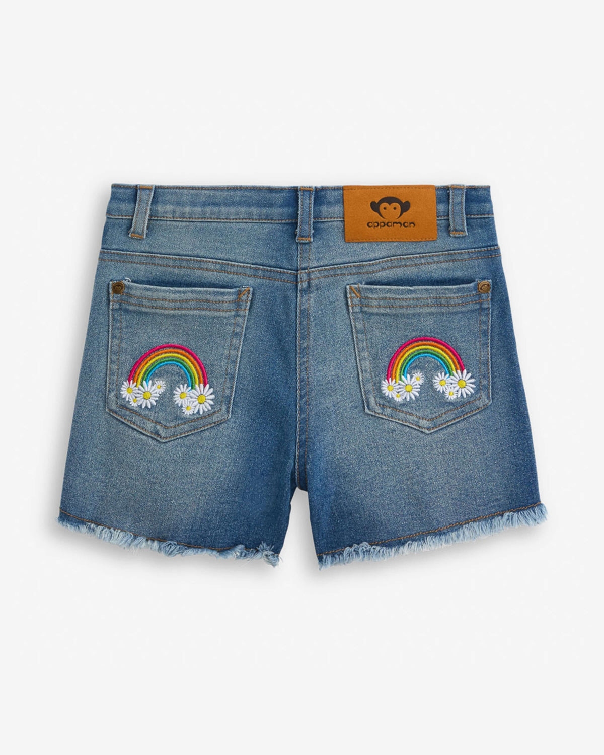 Floral Wash Rhodes Denim Shorts