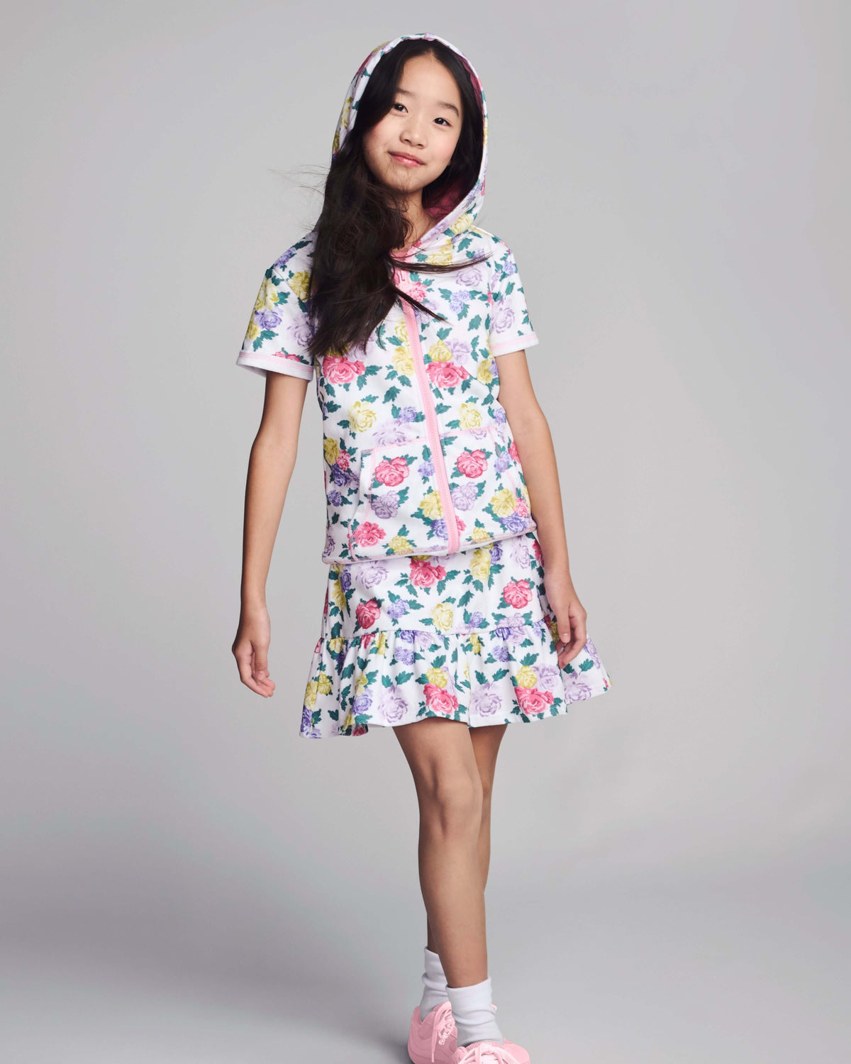 Floral Garden Flare Skort